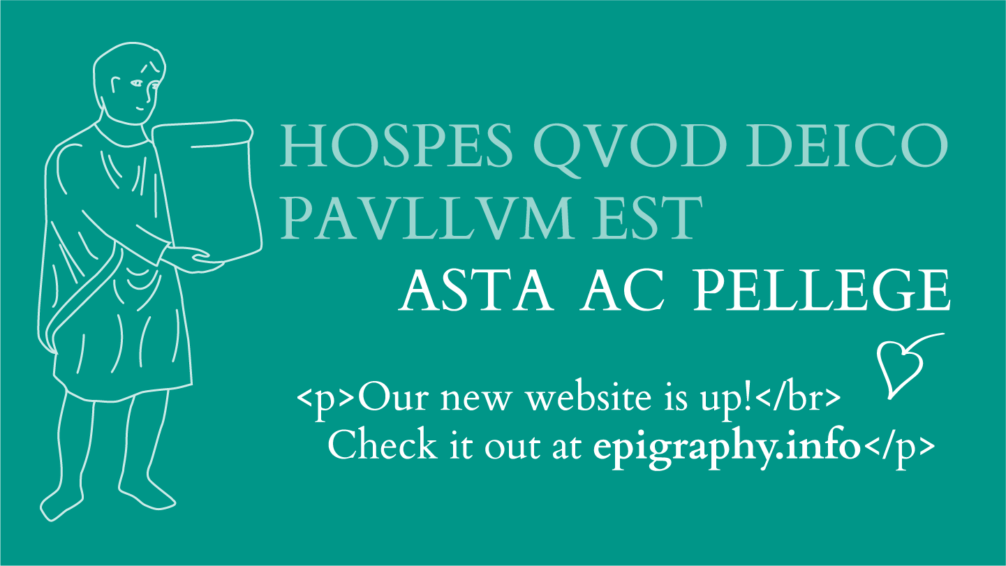 Epigraphy.info launches a new website!