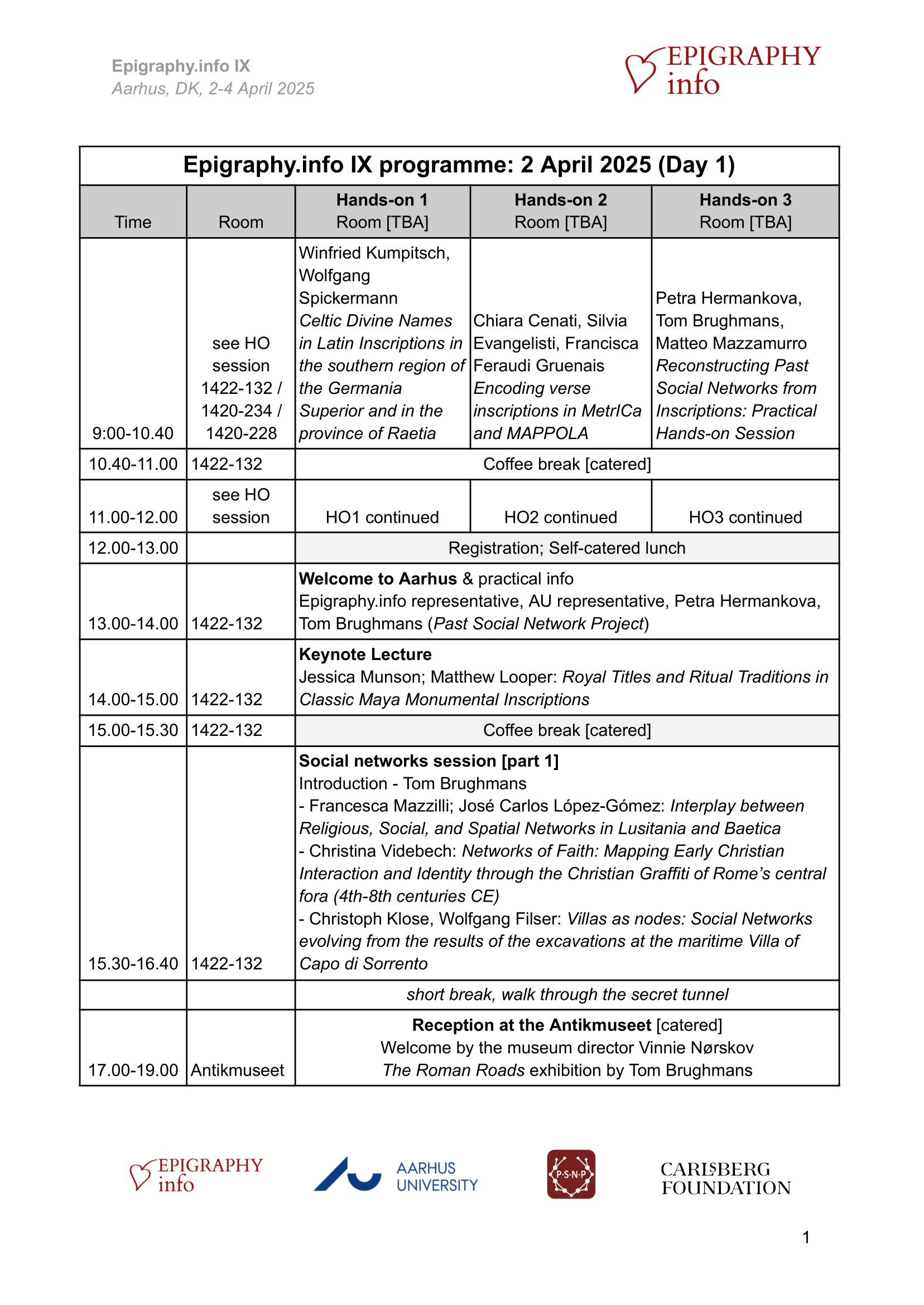 Final programme February 2025